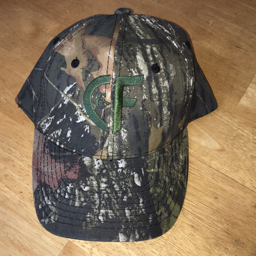 C&F mossy oak camo cap 6 panel camouflage hat